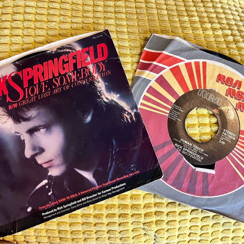 Rick Springfield 45 RPM - Picture 5 of 5